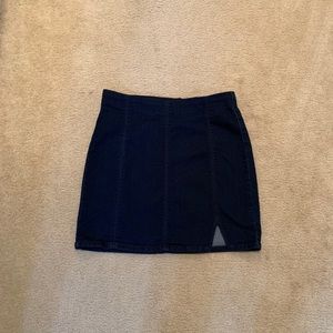 Free People Jean Skirt